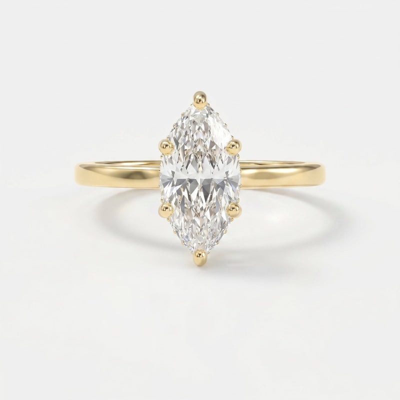Noble Flow Marquise Ring, view 1