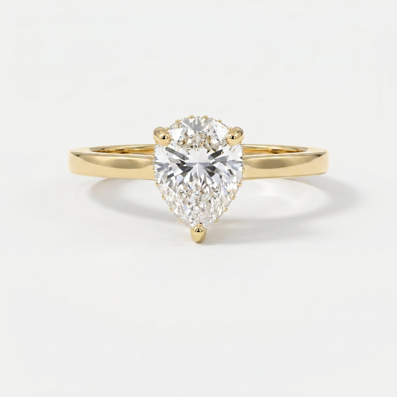Softline Pear Ring, view 1