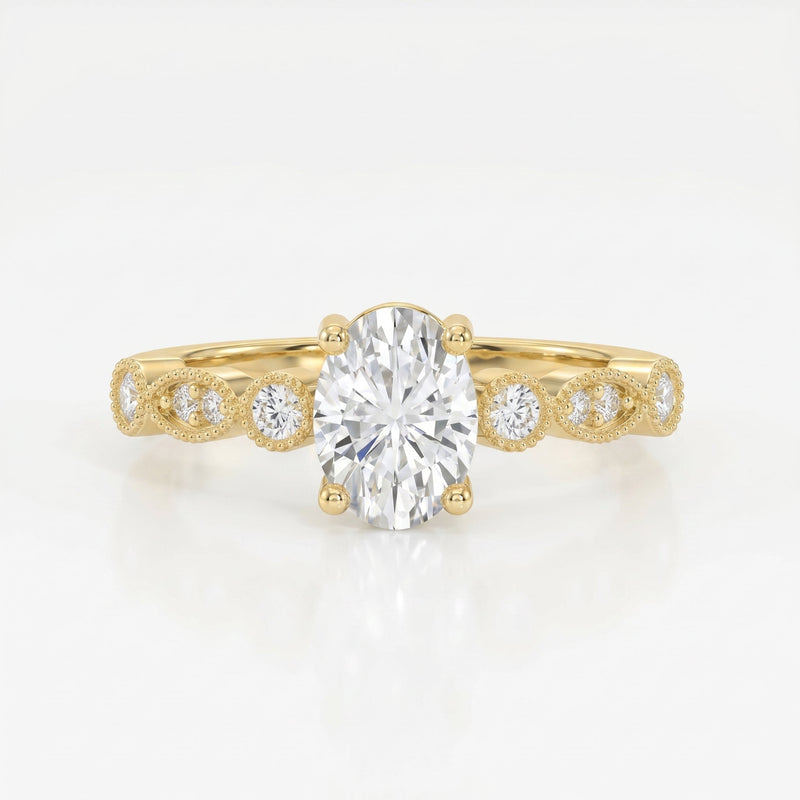 Heritage Lace Oval Ring, view 1
