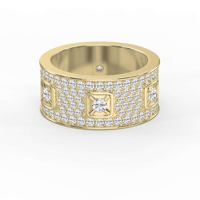 Timeless Round Brilliant Cut Diamond Band, view 1