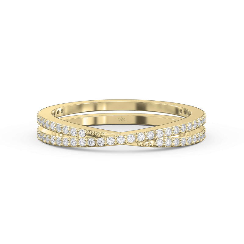 Criss-Cross Design Matching Band, view 1