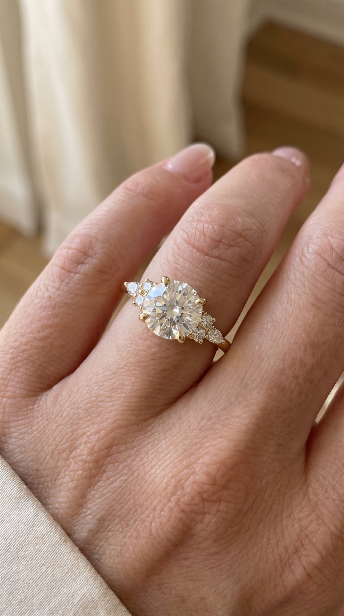 Halo Crest Round Ring, view 2
