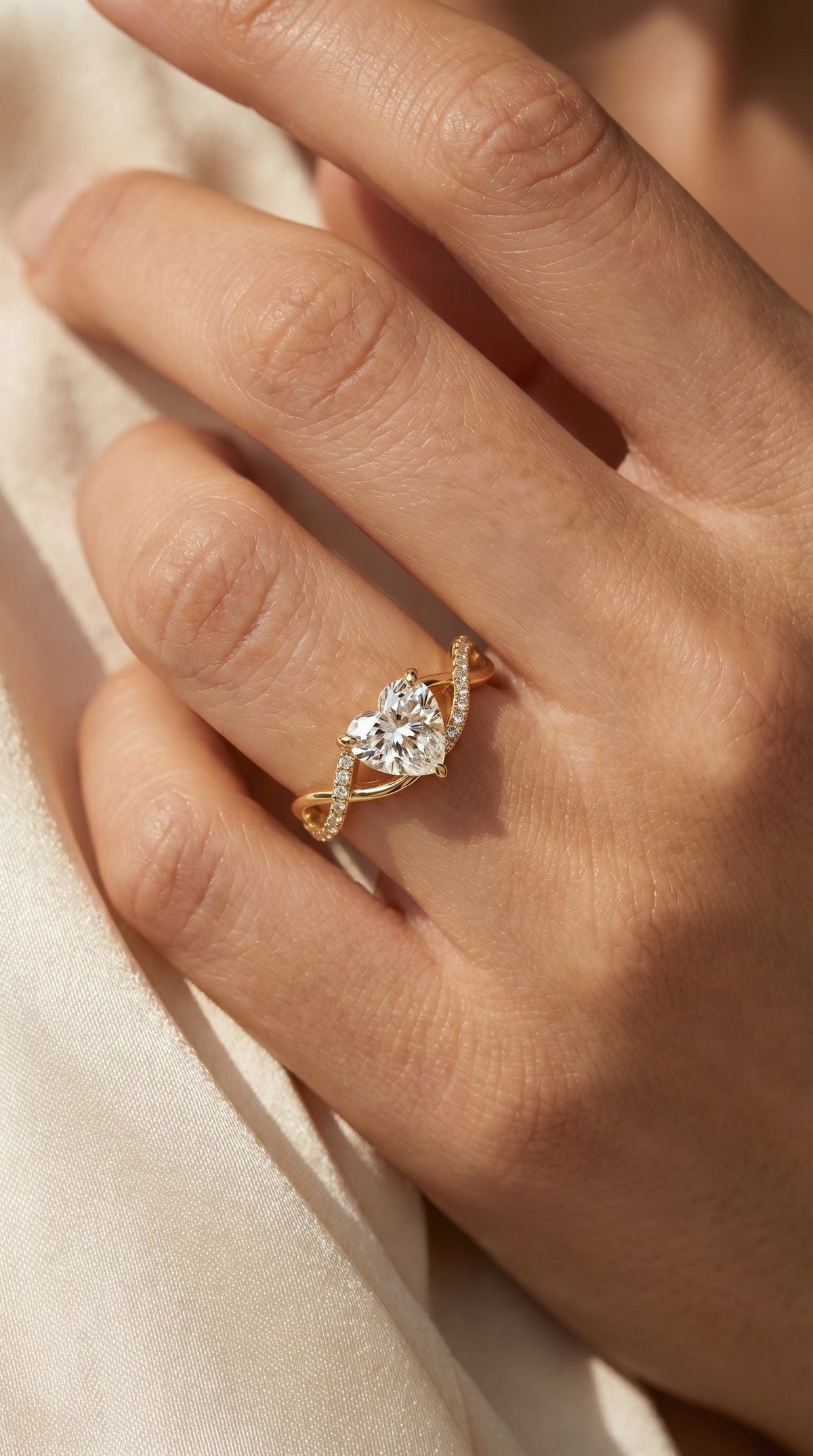 Eternal Embrace Heart Ring, view 2