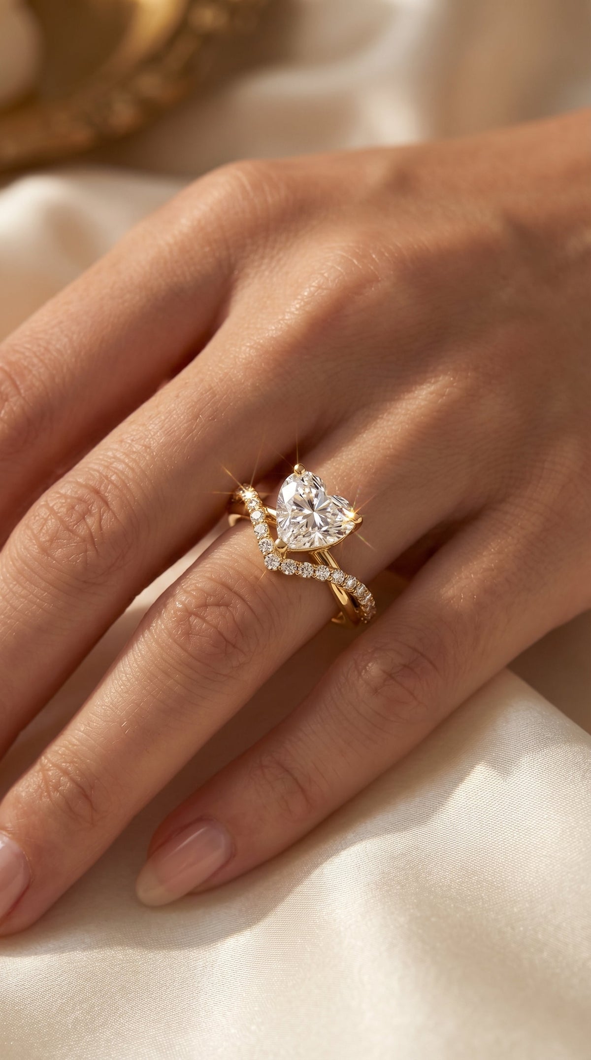 Vow point Heart Ring, view 2