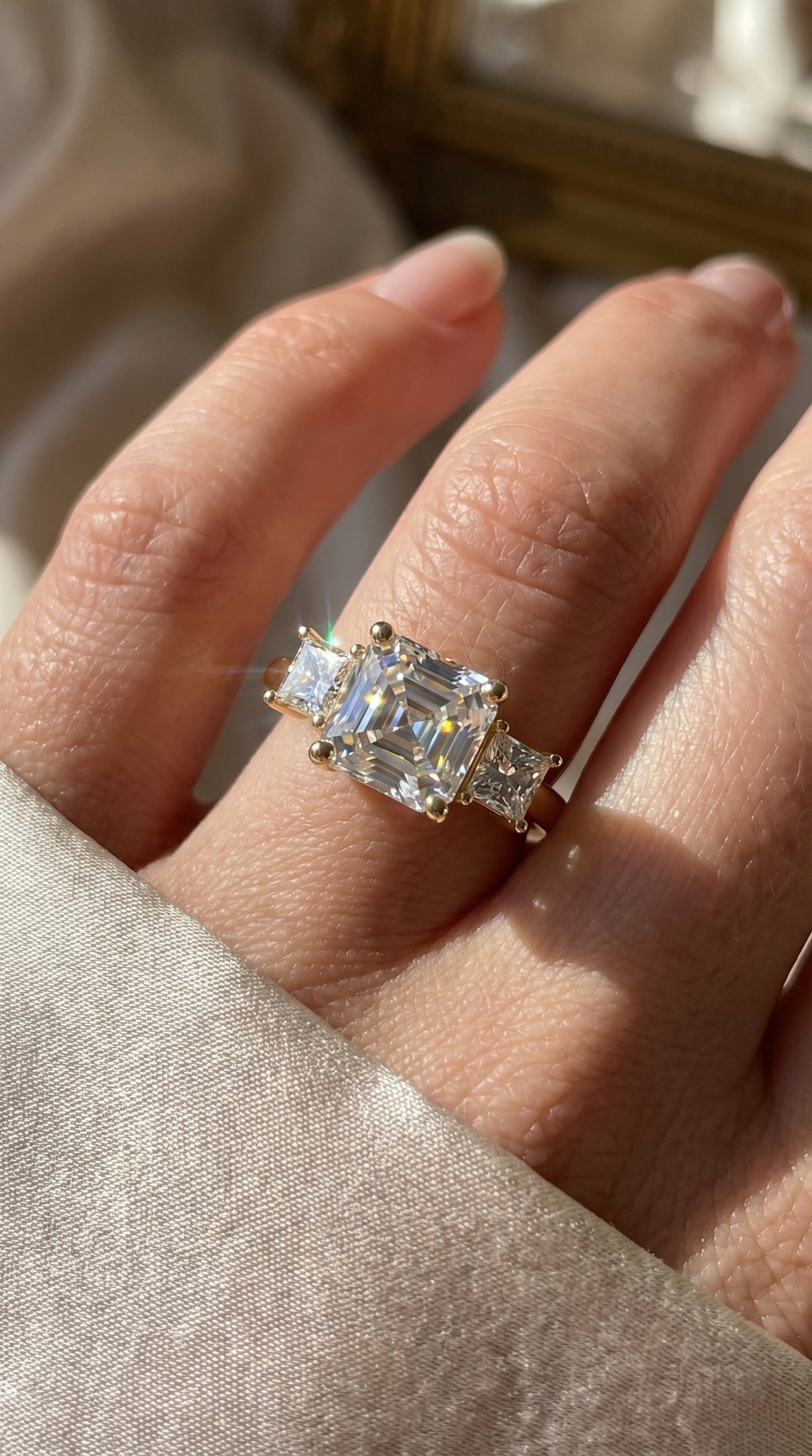 The Heirloom Trinity Ascher Ring, view 2
