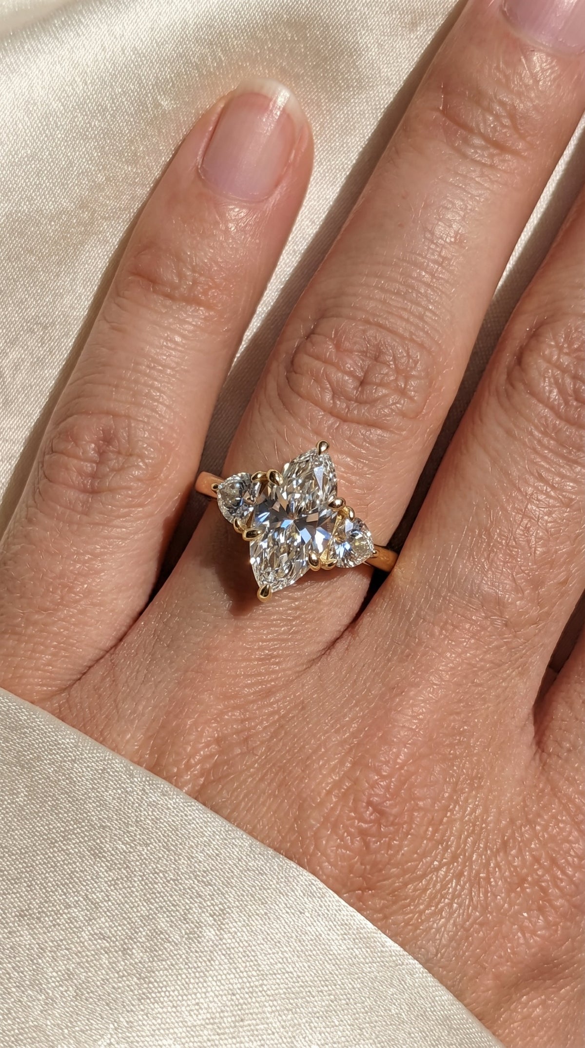Noble Élan Marquise Ring, view 2