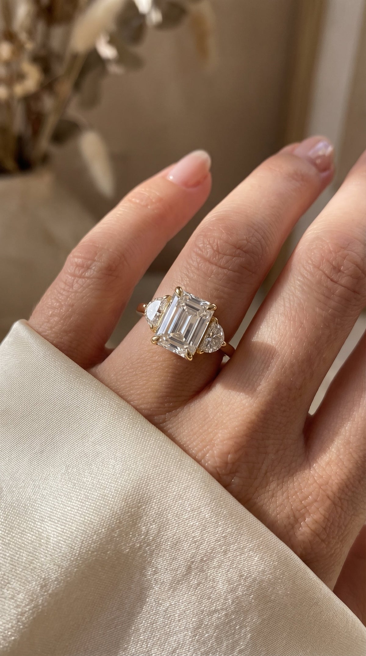 Legacy Line Emerald Ring, view 2