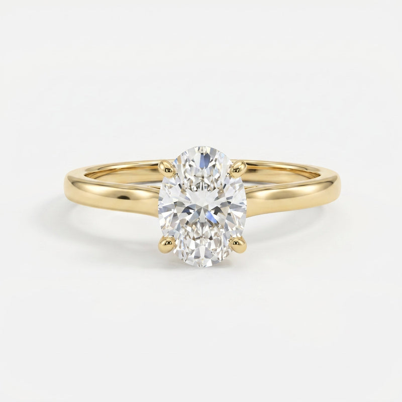 Classic Prong Solitaire Engagement Ring, view 1