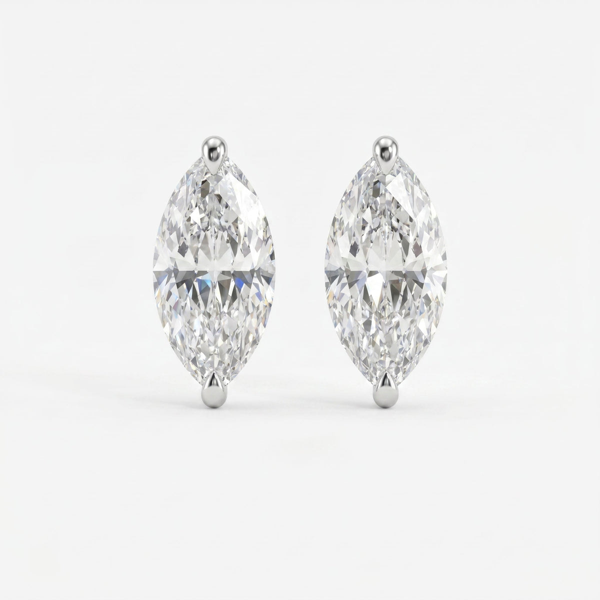 Luxury Marquise Cut Diamond Stud Earrings, view 5