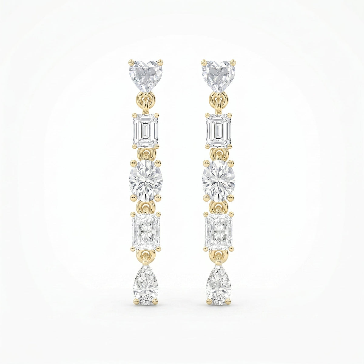 Elegant Multi Drop And Dangle Earring, view 1