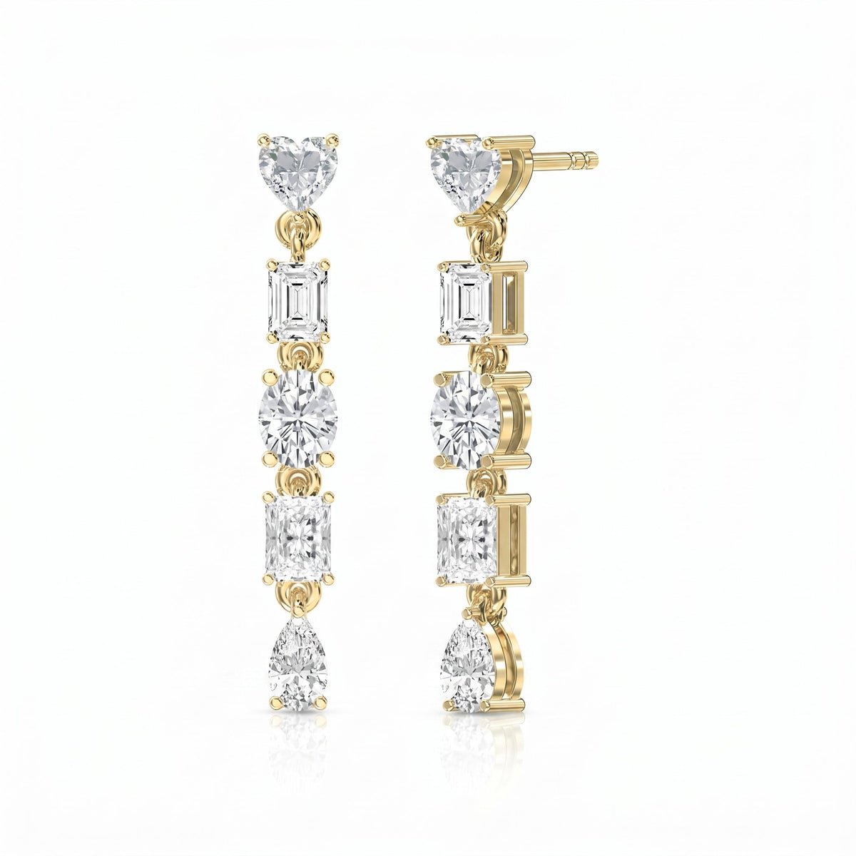 Elegant Multi Drop And Dangle Earring, view 5