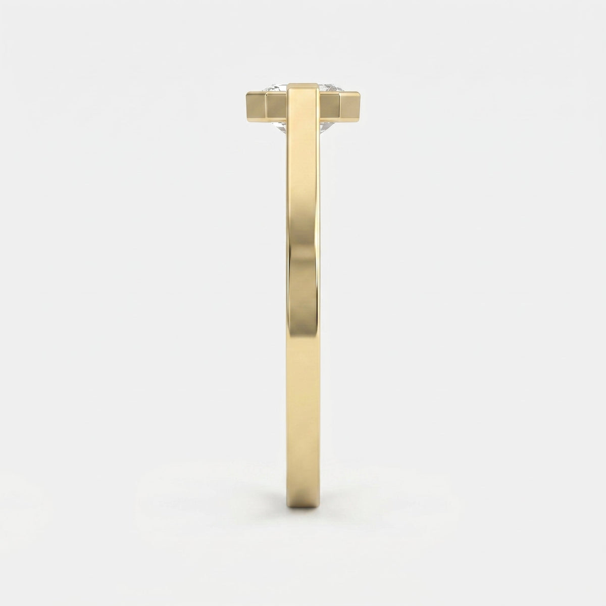 The Aurelia Half-Bezel Ascher Ring, view 4