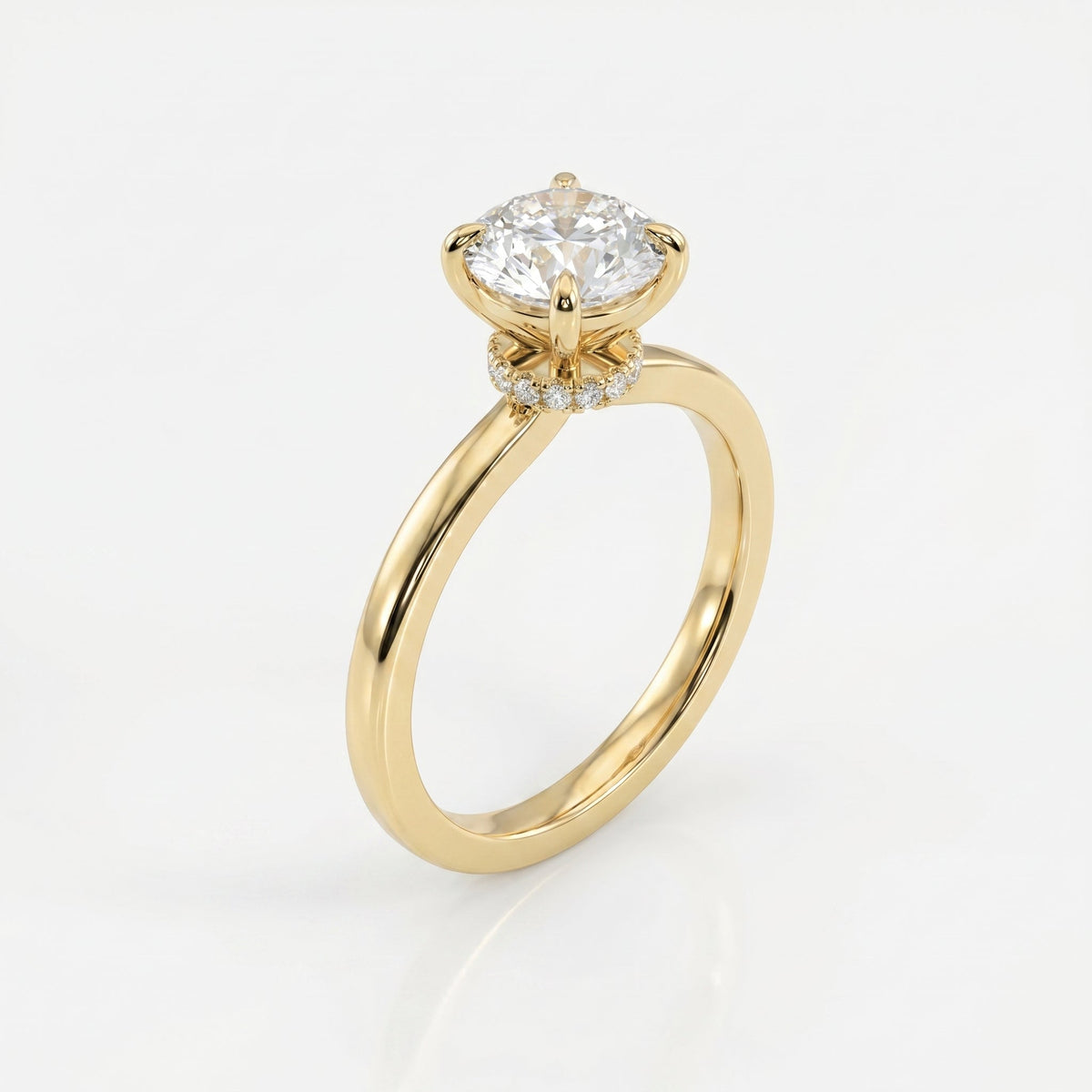 Luna Veil Round Ring, view 3