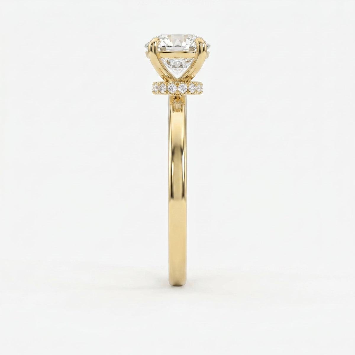 Luna Veil Round Ring, view 4