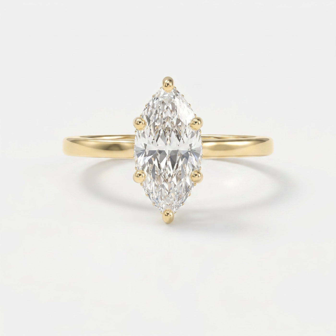 Noble Flow Marquise Ring, view 1