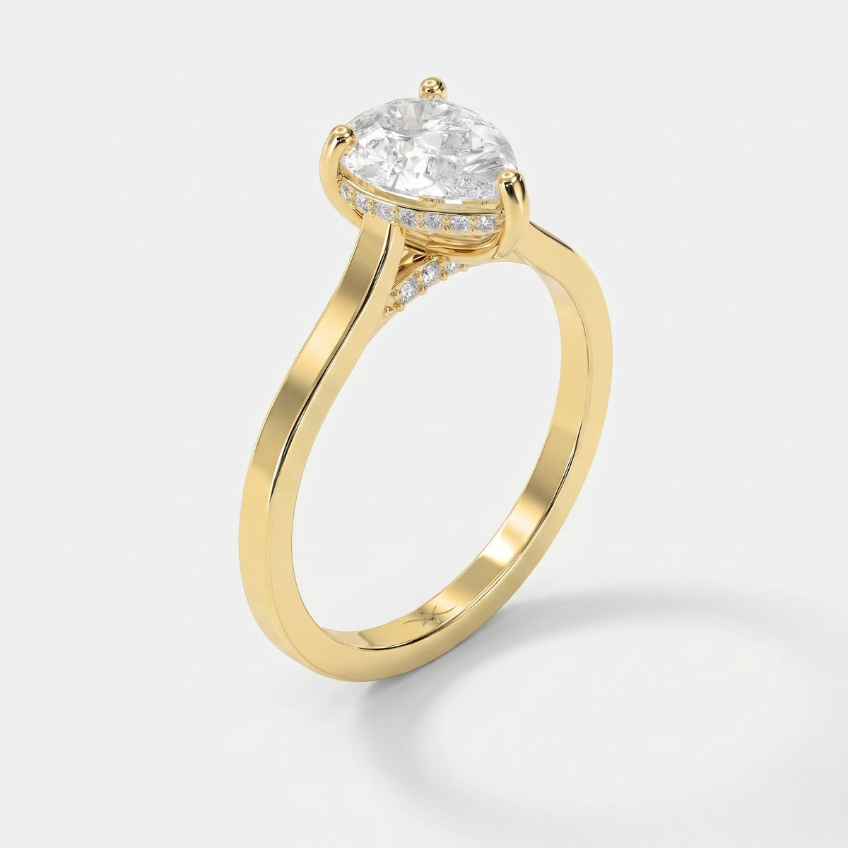 Softline Pear Ring, view 3
