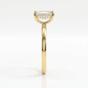 Luster Veil Radiant Hidden Halo Ring, view 4