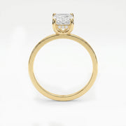 Luster Veil Radiant Hidden Halo Ring, view 5