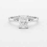Luster Veil Radiant Hidden Halo Ring, view 6