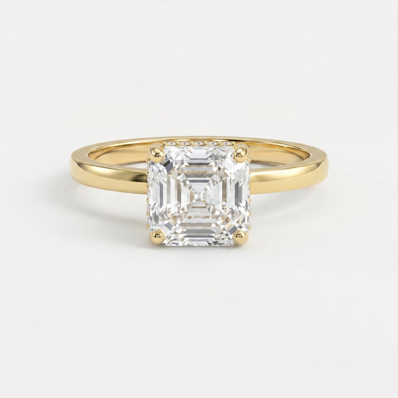 Axis Veil Asscher Cut Ring, view 1