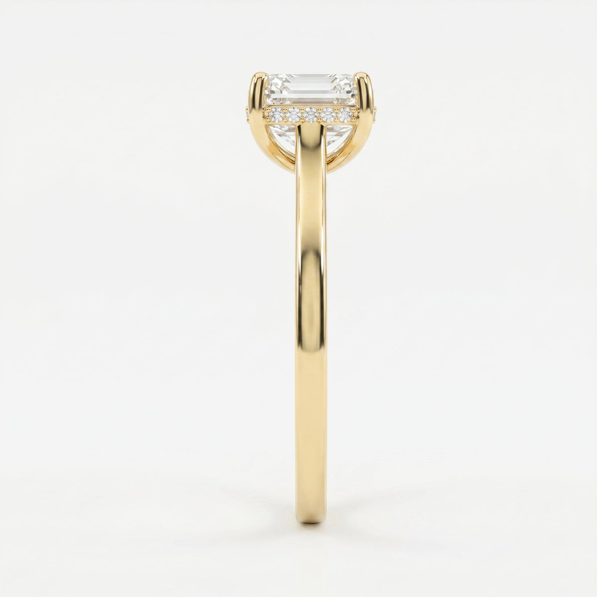 Axis Veil Asscher Cut Ring, view 6