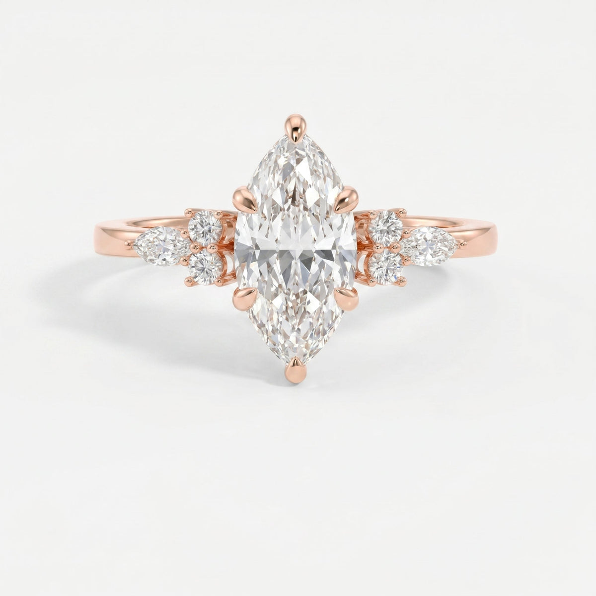 Noble Arc Marquise Ring, view 5