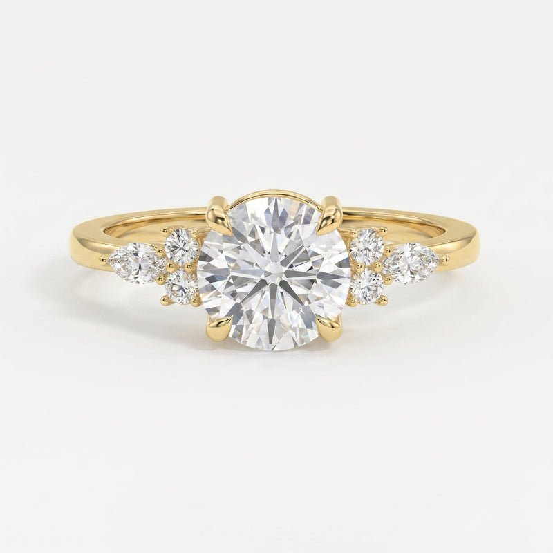 Halo Crest Round Ring, view 1