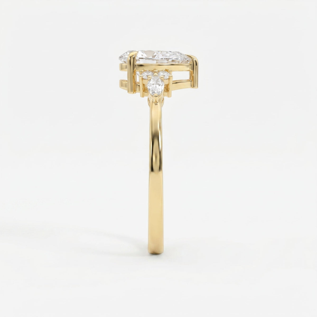 Teardrop Grace Pear Ring, view 5