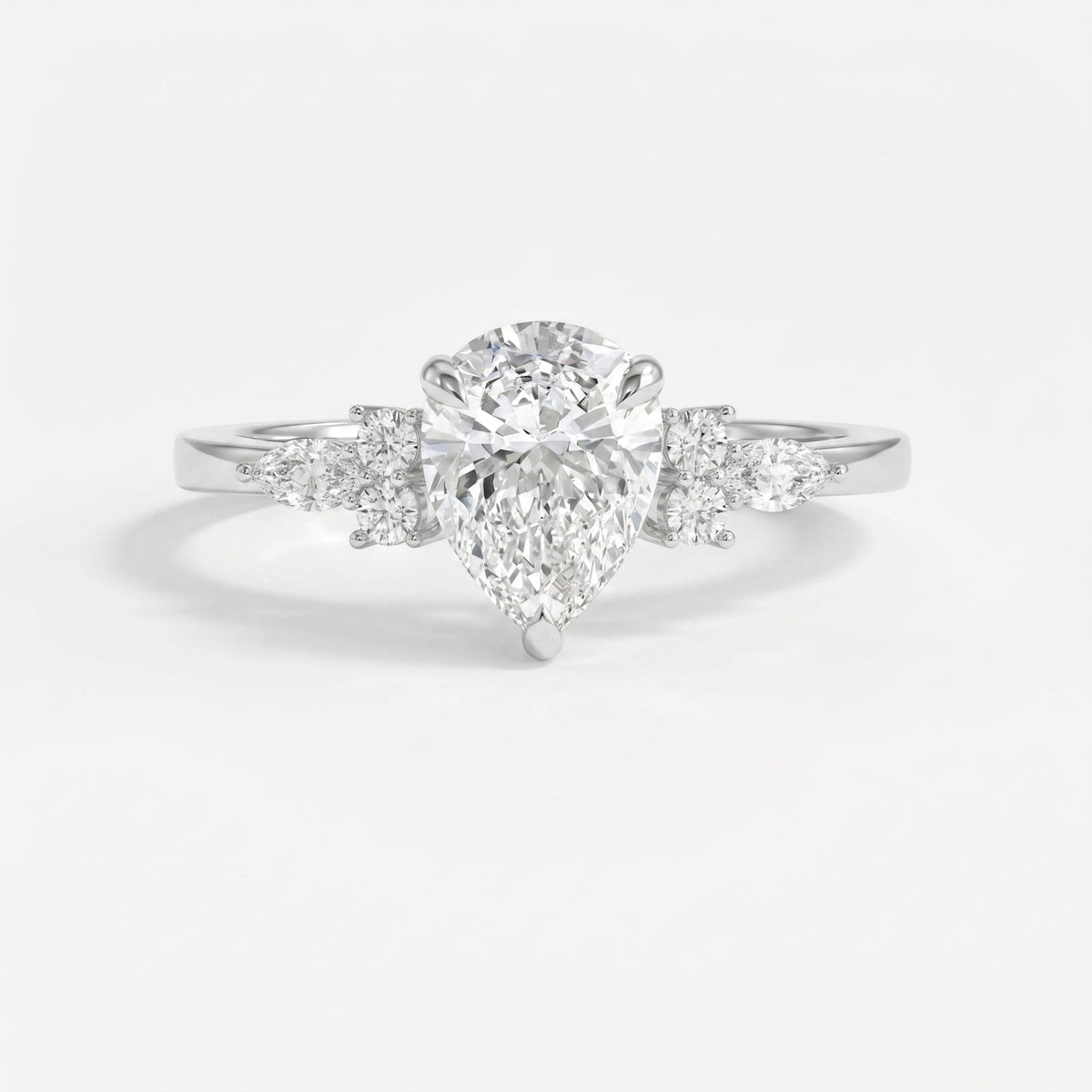 Teardrop Grace Pear Ring, view 7