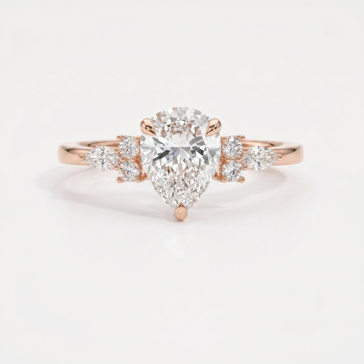 Teardrop Grace Pear Ring, view 6