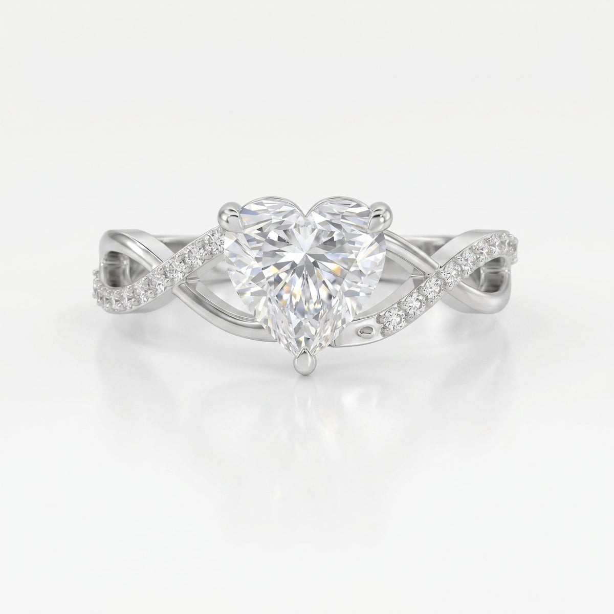 Eternal Embrace Heart Ring, view 6