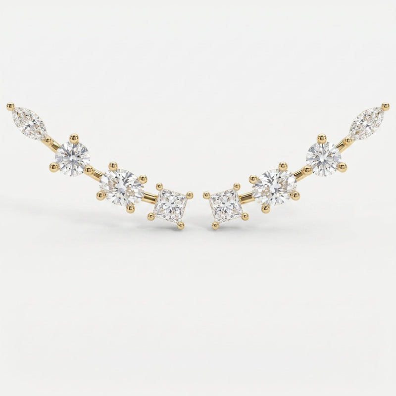 Shooting Star Climber Fashion Earring, view 1