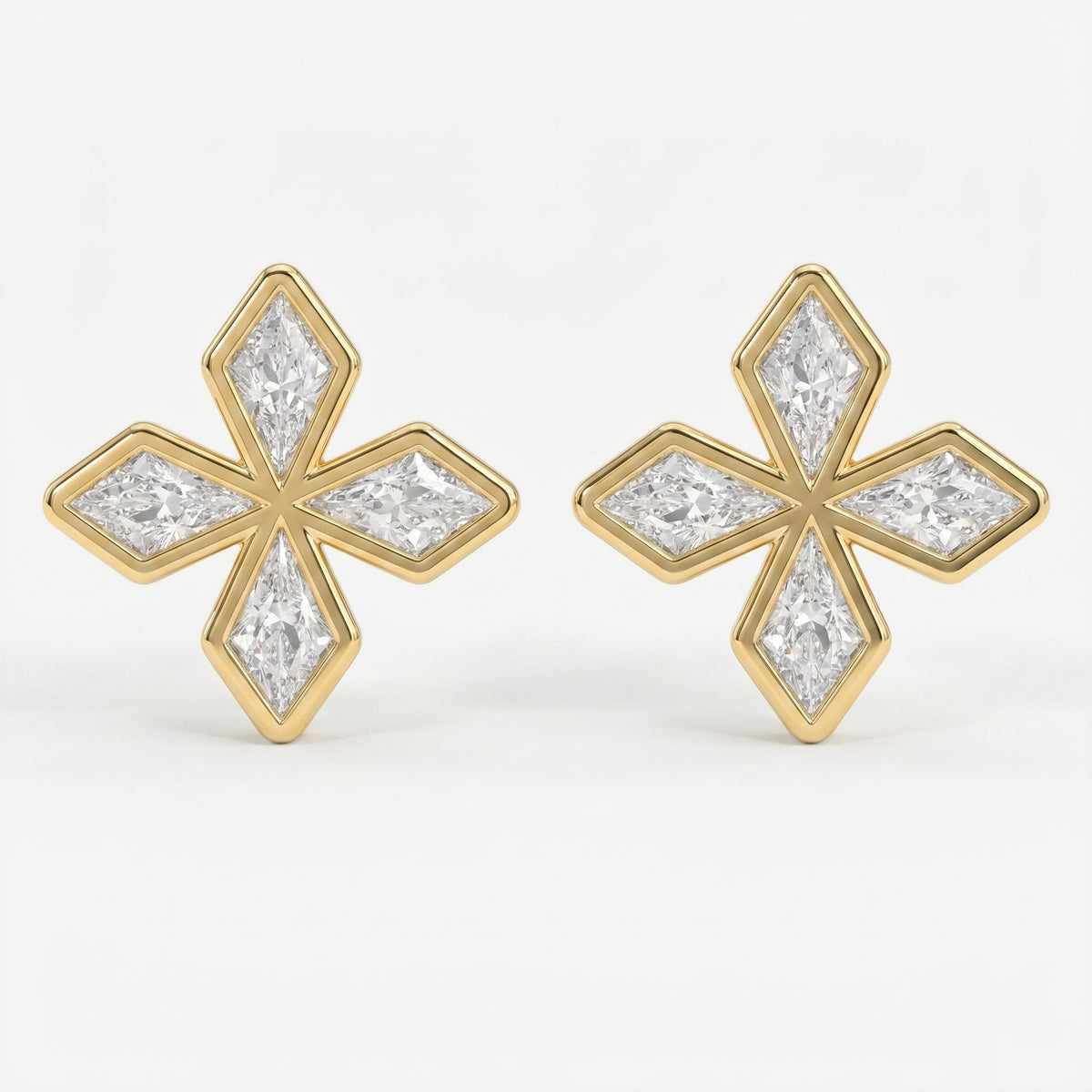 Kite Diamond Celestial Fashion Earrings, view 1