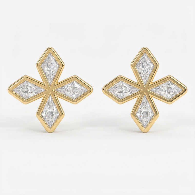 Kite Diamond Celestial Fashion Earrings, view 1