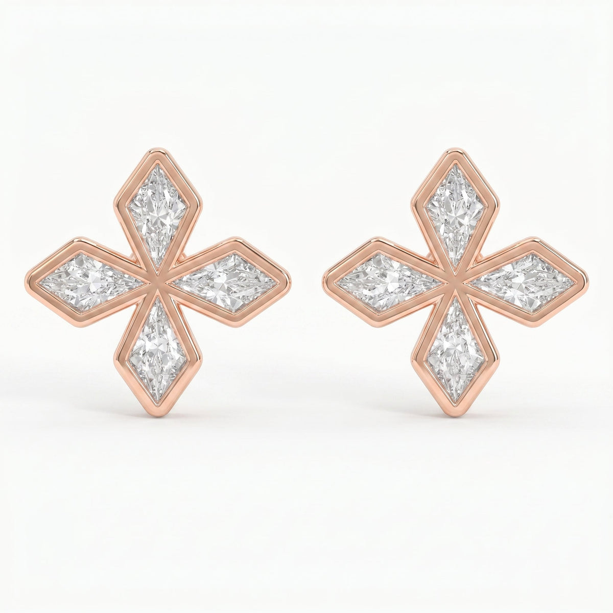 Kite Diamond Celestial Fashion Earrings, view 6