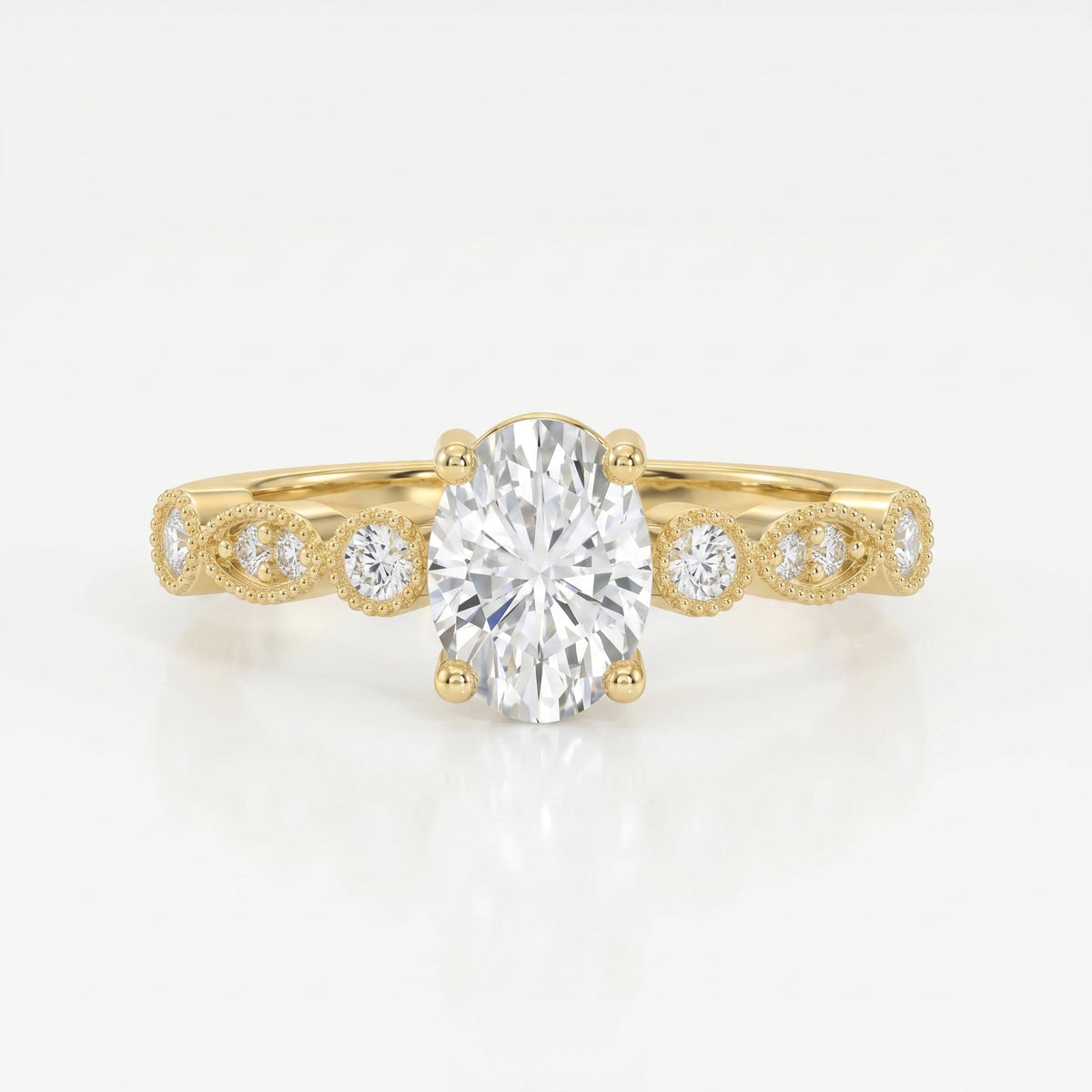Heritage Lace Oval Ring, view 1