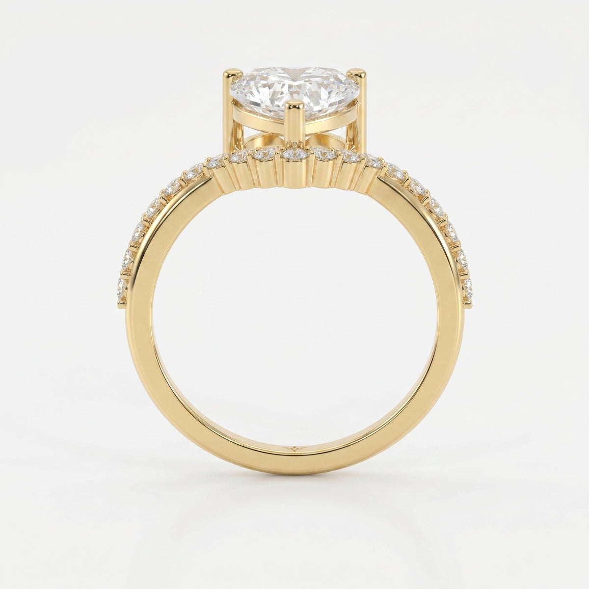 Vow point Heart Ring, view 5
