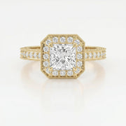 Princess Diamond Shape Vintage Ring, view 1