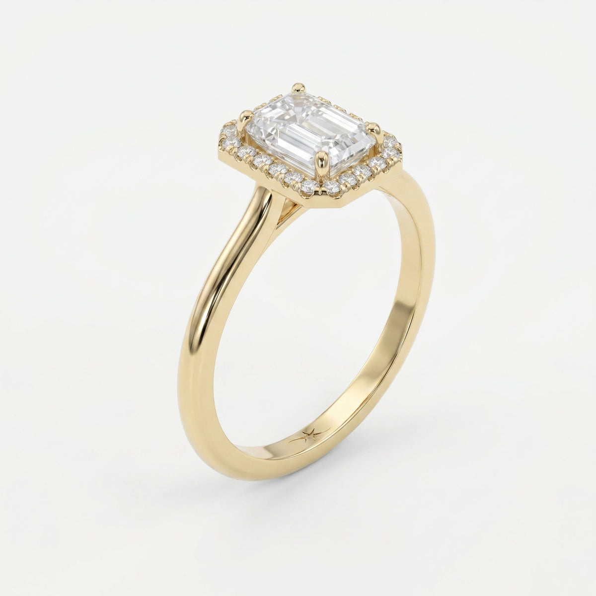 Heritage Frame Emerald Ring, view 5