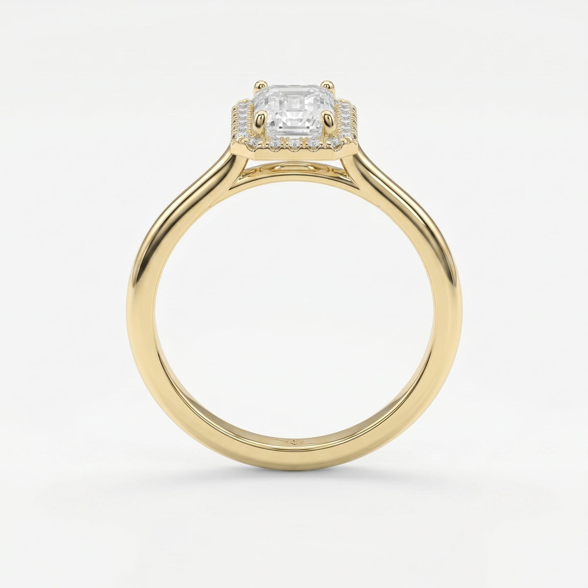 Heritage Frame Emerald Ring, view 7