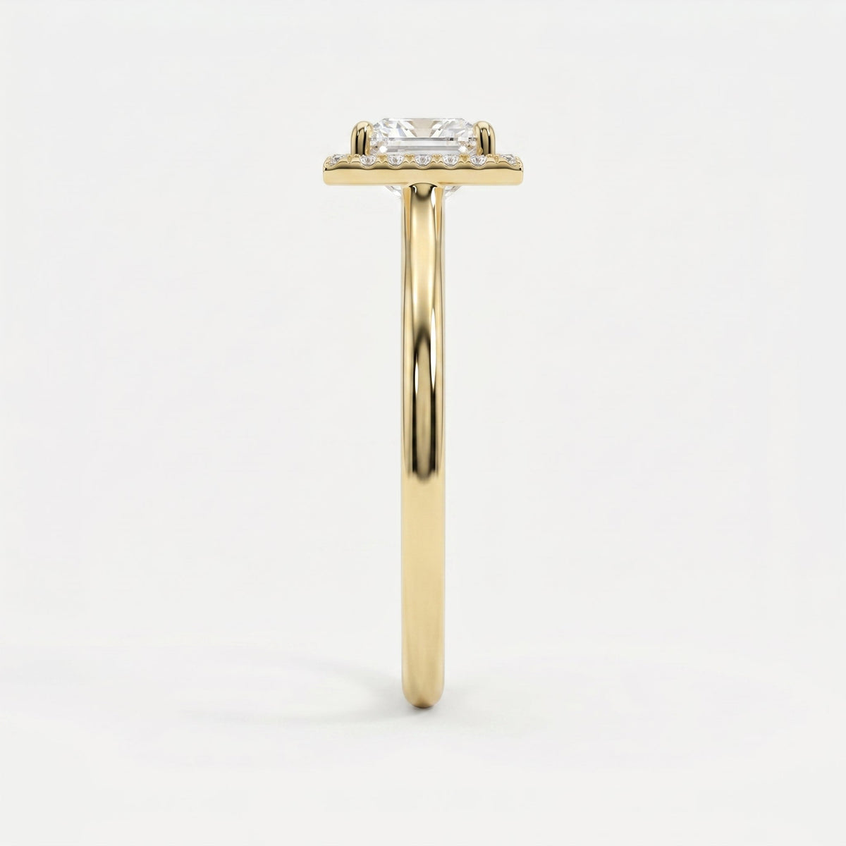 Crown line Princess Ring, view 6