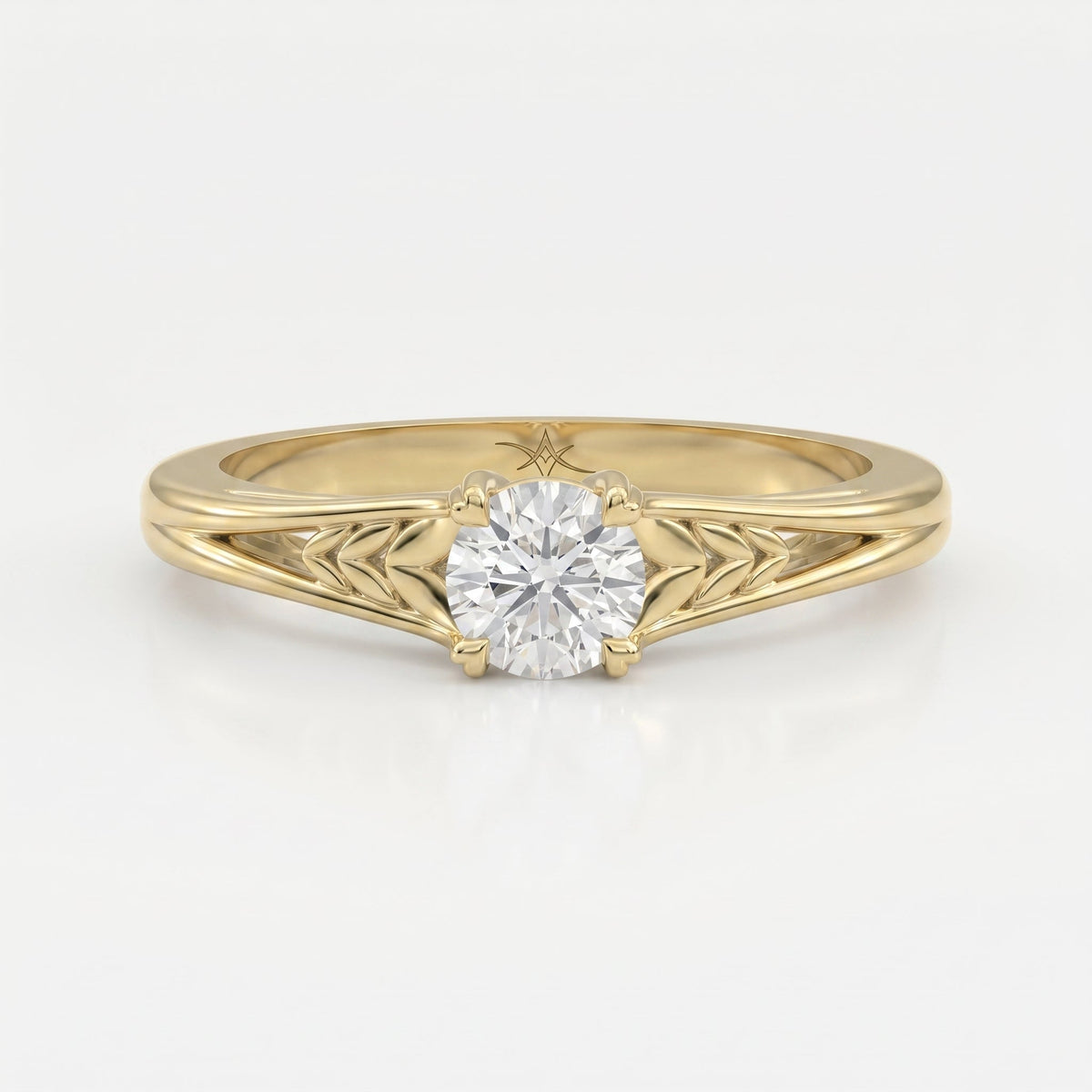 Enchanted Solitaire Design Vintage Ring, view 1