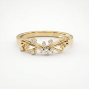 Glowing Leaves Diamond Ring, view 1