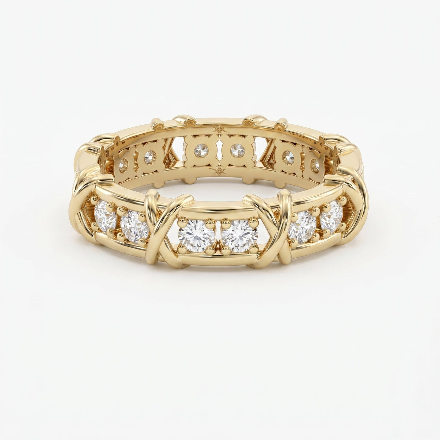 Celtic Trinity Knot Wedding Band, view 1
