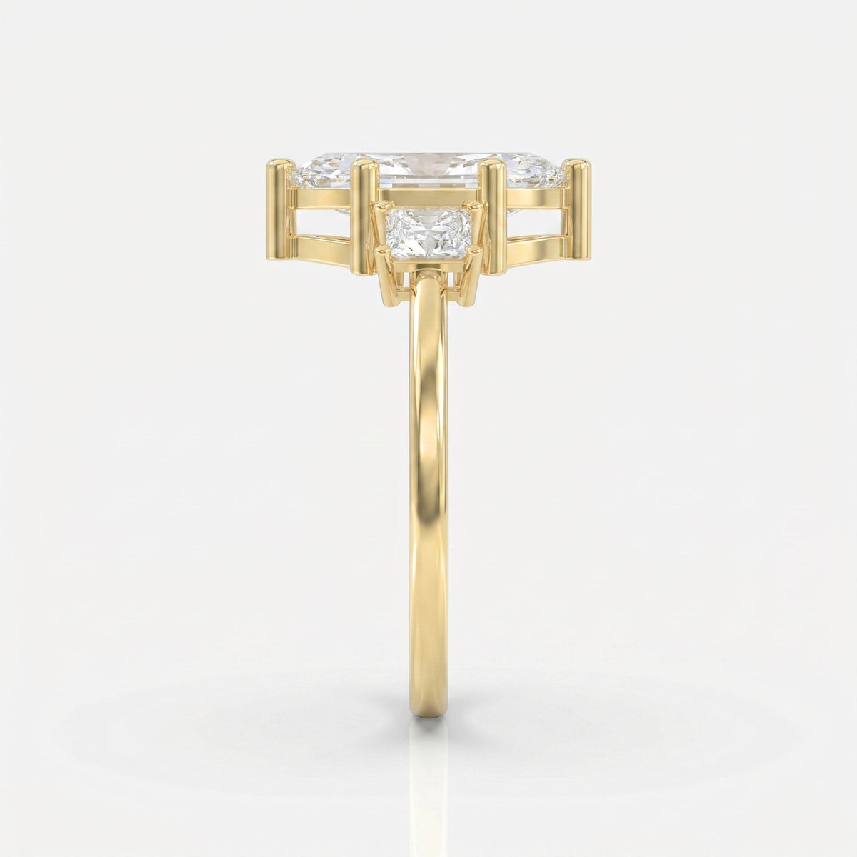 The Prism Three-Stone Marquise, view 6