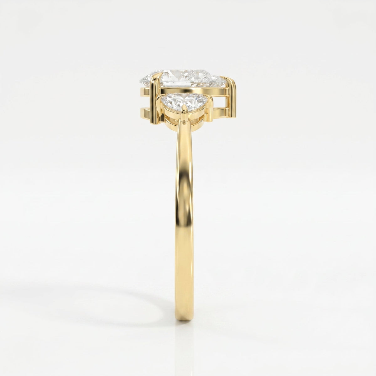 Everlasting Tear Pear Ring, view 4