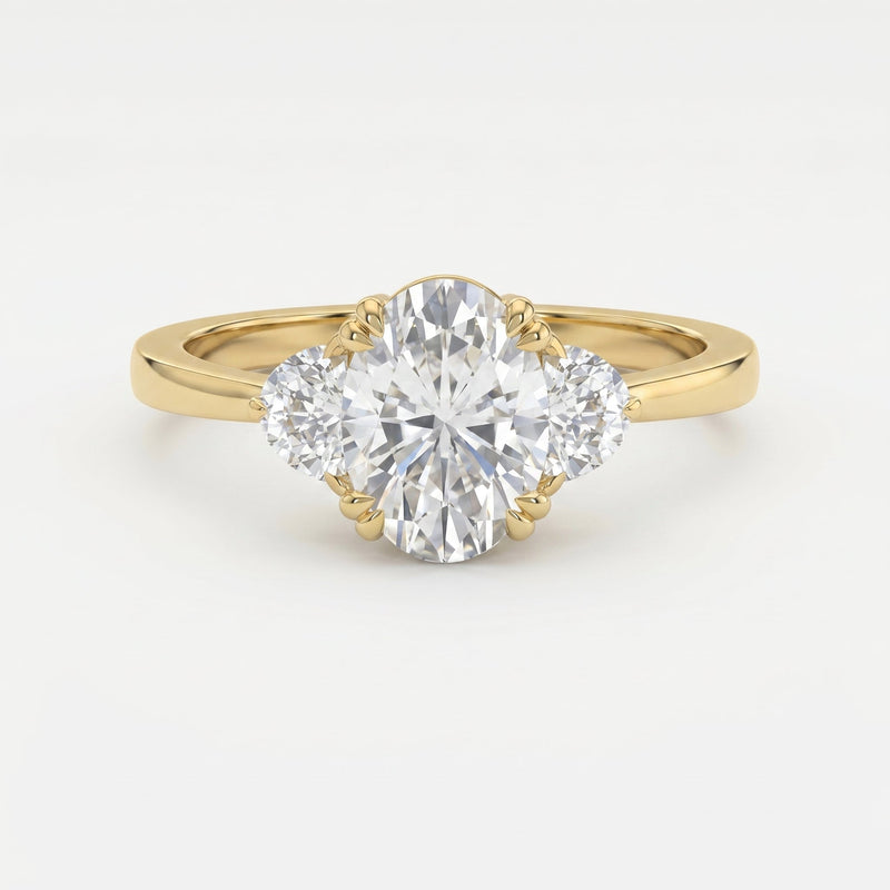 Serene Horizon Oval Ring, view 1