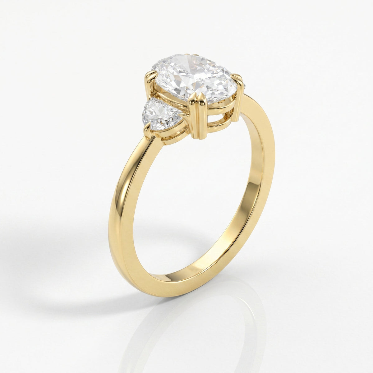 Serene Horizon Oval Ring, view 5