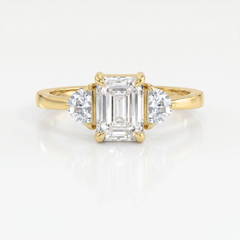 Legacy Line Emerald Ring, view 1