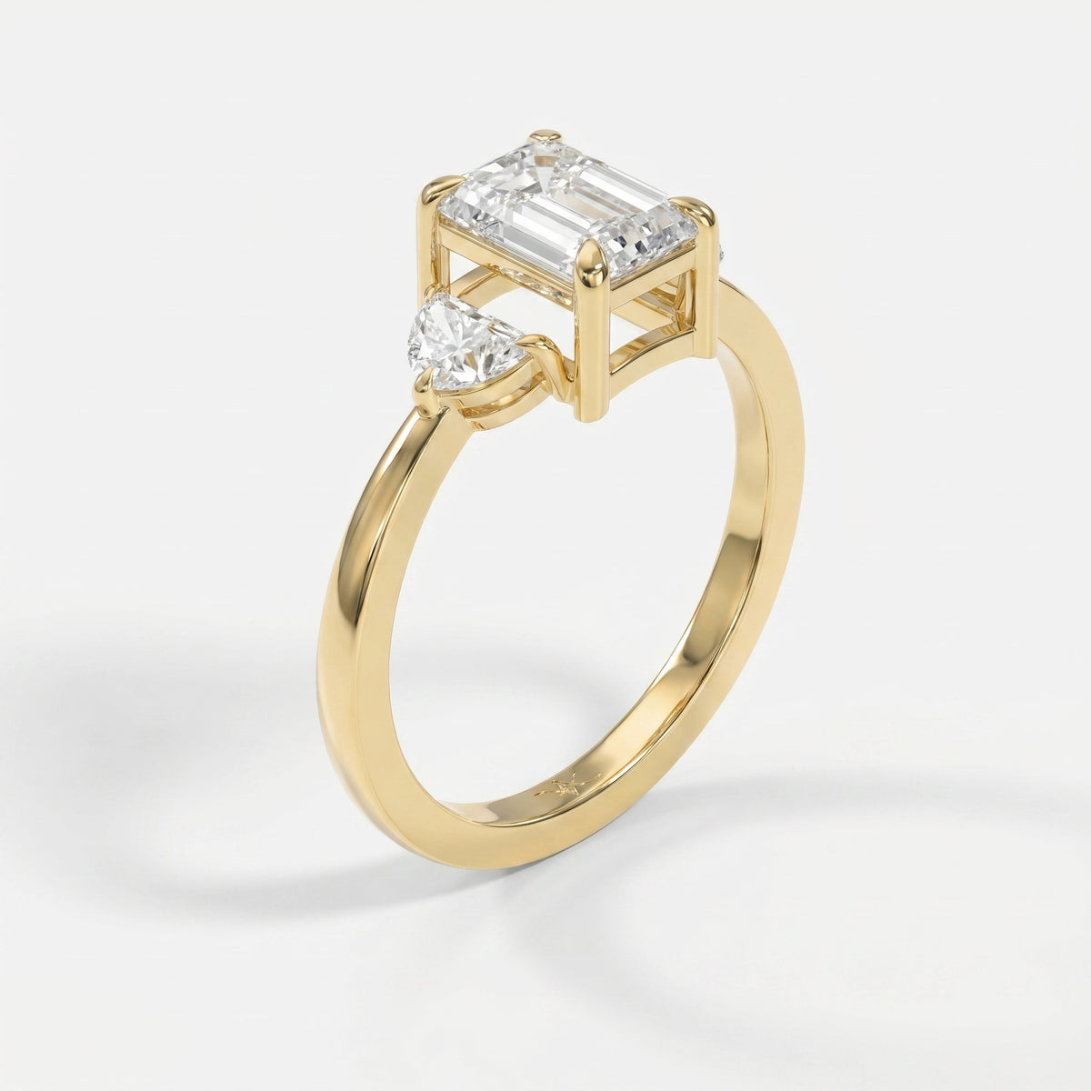 Legacy Line Emerald Ring, view 5